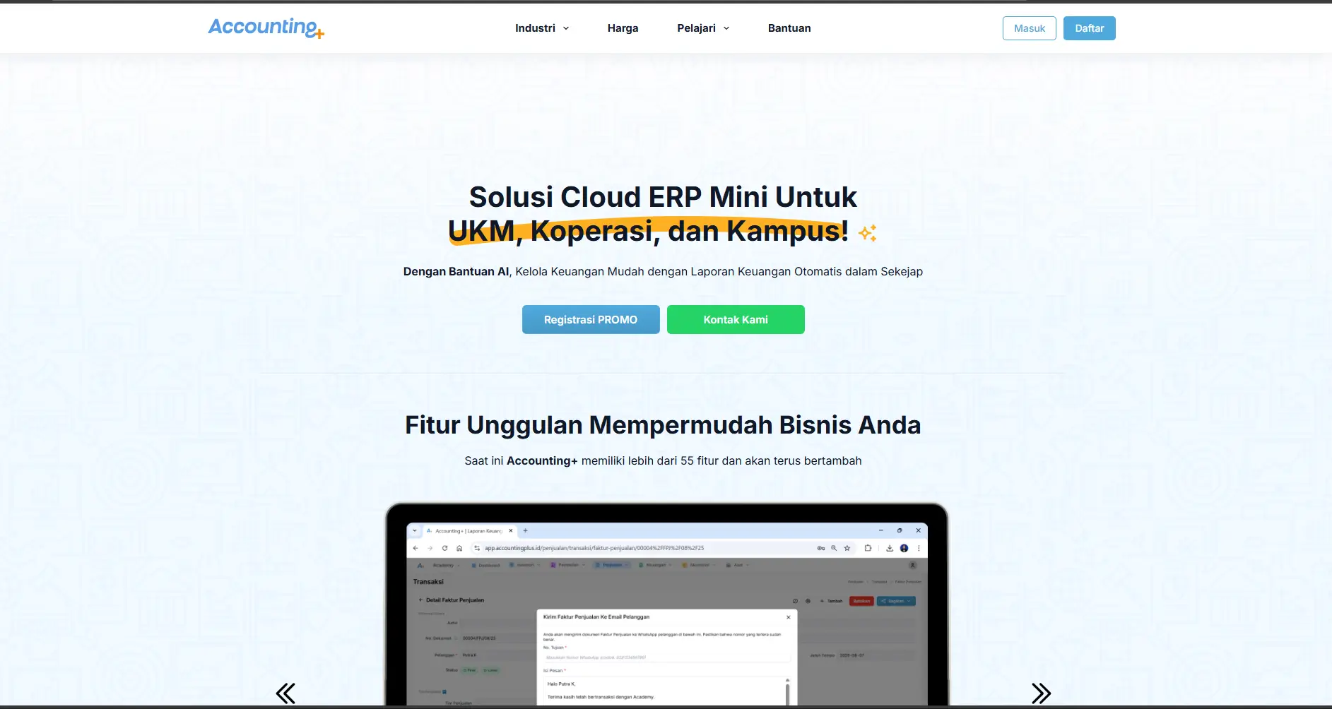 Screenshot of ACCOUNTING+