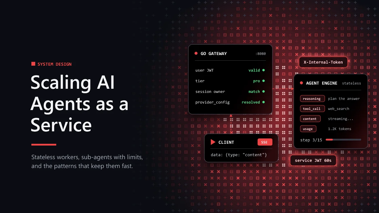 Scaling AI Agents as a Service